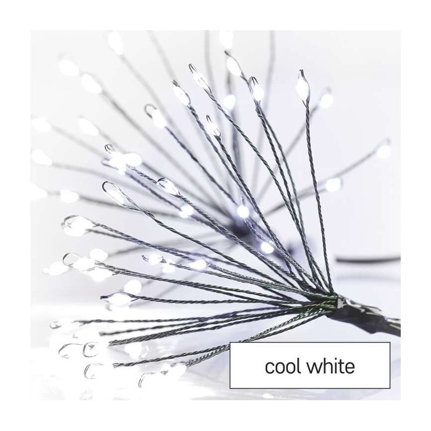 LED reťaz 450xLED 8+3 m studená biela