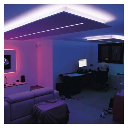 LED RGB+CCT Stmievateľný pásik GOSMART LED/11W/230V 2 m 2700-6500K IP44 Wi-Fi + diaľkové ovládanie