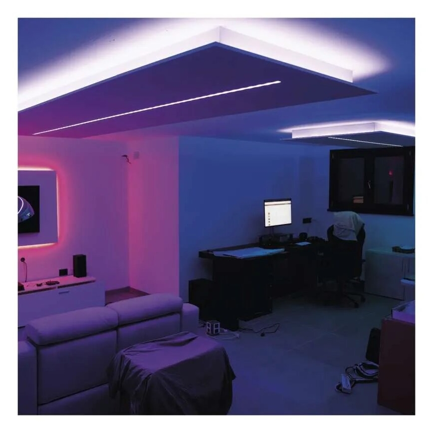 LED RGB+CCT Stmievateľný pásik GOSMART LED/11W/230V 2 m 2700-6500K IP44 Wi-Fi + diaľkové ovládanie
