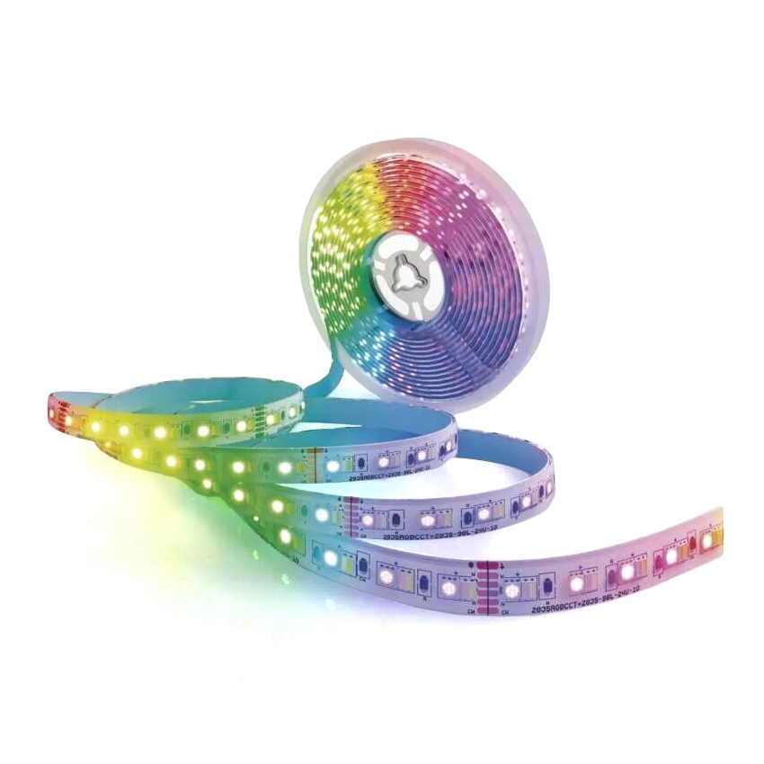 LED RGB+CCT Stmievateľný pásik GOSMART LED/11W/230V 2 m 2700-6500K IP44 Wi-Fi + diaľkové ovládanie
