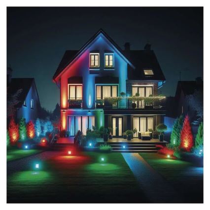 LED RGB+CCT Stmievateľný reflektor GoSmart LED/20W/230V 3000-6500K IP65 Wi-Fi Tuya