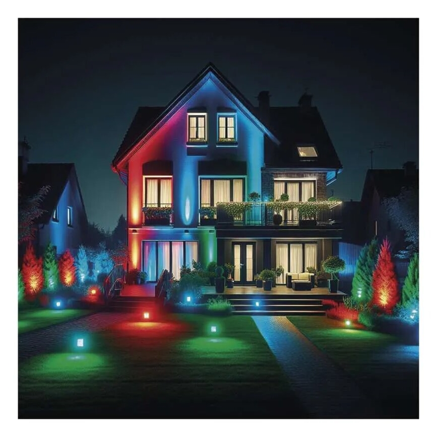 LED RGB+CCT Stmievateľný reflektor GoSmart LED/20W/230V 3000-6500K IP65 Wi-Fi Tuya
