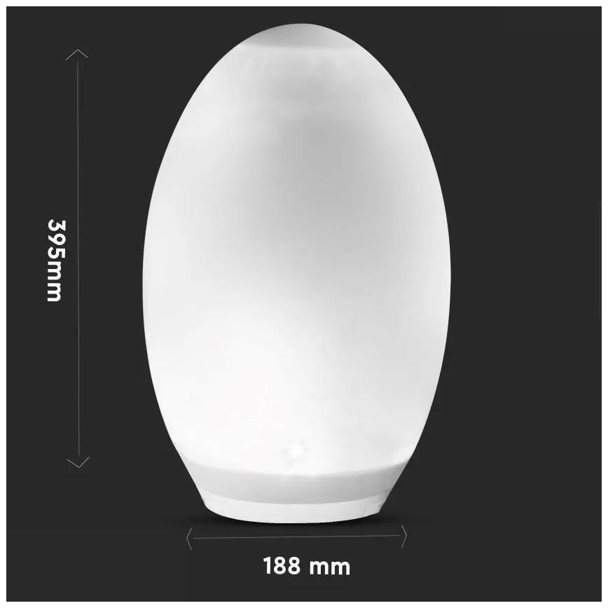 LED RGB Dekoračná solárna lampa 0,2W/1xAA IP44