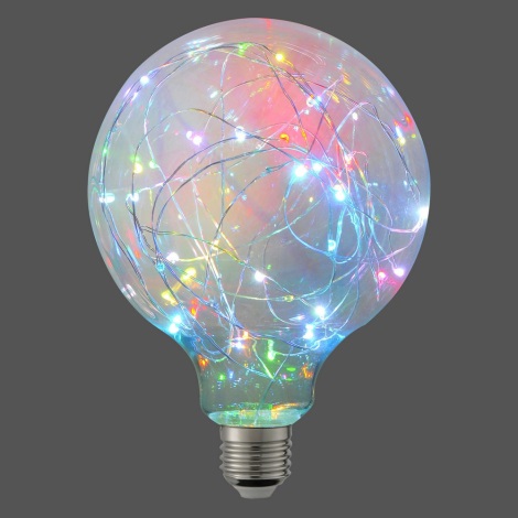 LED RGB Dekoračná žiarovka LILUCO E27/1,5W/230V - Paul Neuhaus 08036