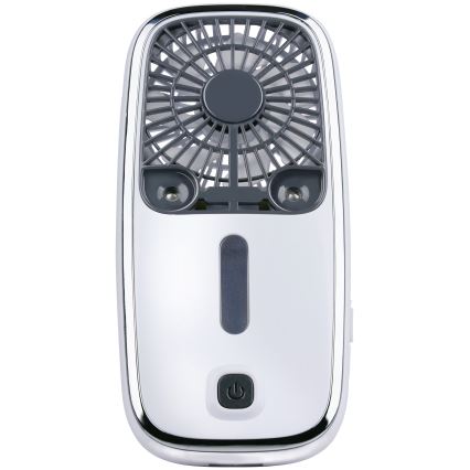 LED RGB Nabíjací vreckový ventilátor s hmlovým efektom 3,7V 1200 mAh