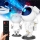 LED RGB projektor LED/5W/5V astronaut + diaľkové ovládanie