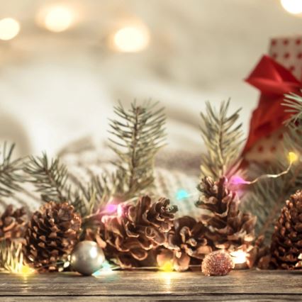 LED RGB  reťaz LED/10W/5V 10 m USB + diaľkové ovládanie