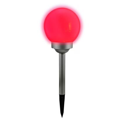 LED RGB Solárna lampa BALL LED/0,2W/AA 1,2V/600mAh IP44