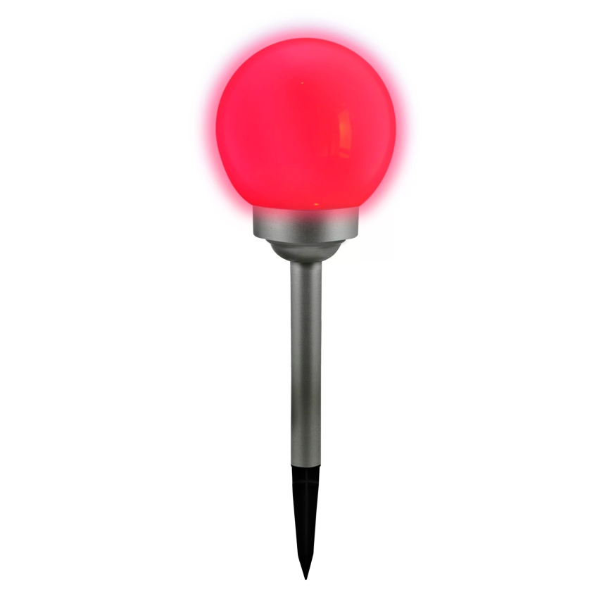 LED RGB Solárna lampa BALL LED/0,2W/AA 1,2V/600mAh IP44