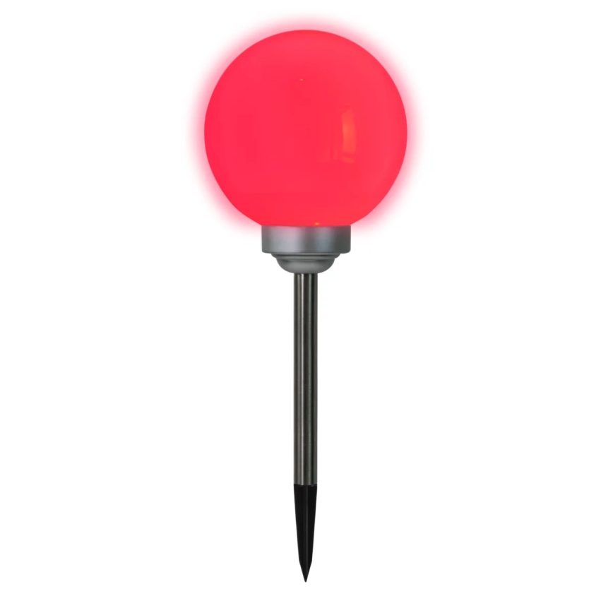 LED RGB Solárna lampa LED/0,2W/AA 1,2V/600mAh IP44