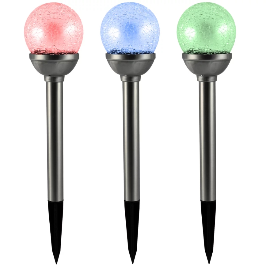 LED RGB Solárne svietidlo LED/0,04W/1,2V 600 mAh IP44