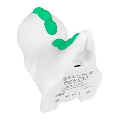 LED RGBW Stmievateľné nabíjacie detské nočné svetlo LED/2,5W/5V 3000K 1200 mAh dinosaurus