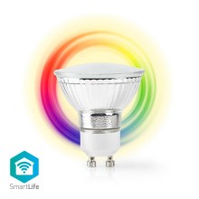 LED RGB Stmievateľná inteligentná žiarovka GU10/5W/230V 2700K
