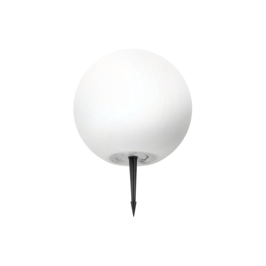 LED RGB Stmievateľná solárna lampa GARDEN BALL LED/5W/3,7V 3000K IP54 pr. 30 cm + diaľkové ovládanie