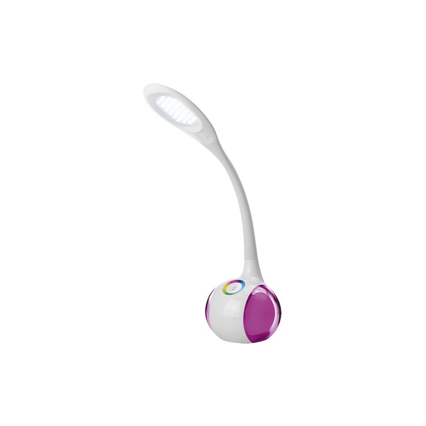 LED RGB Stmievateľná stolná lampa LED/7W/230V biela
