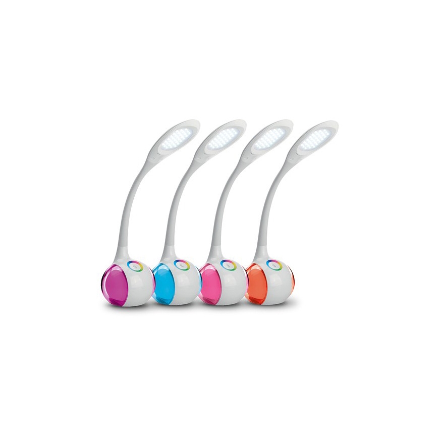 LED RGB Stmievateľná stolná lampa LED/7W/230V biela