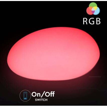 LED RGB Stmievateľná vonkajšia lampa LED/1W/230V 28cm IP67 + DO