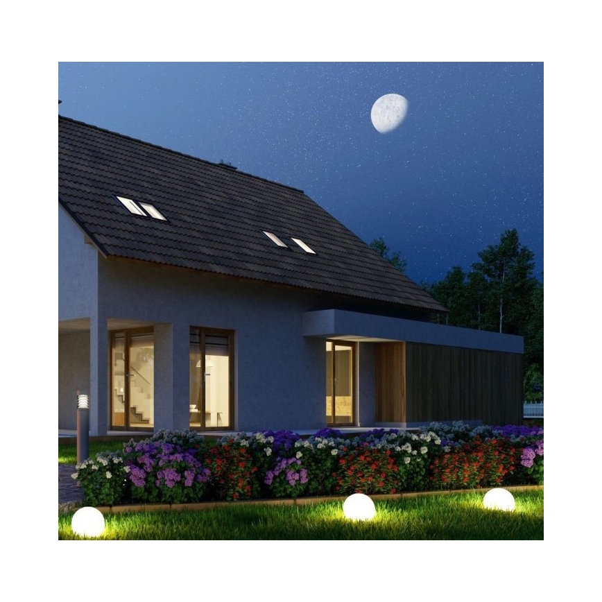 LED RGB Stmievateľná vonkajšia lampa LED/1W/230V 30cm IP67 + DO