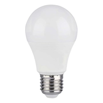 LED RGB Stmievateľná žiarovka A60 E27/8,5W/230V 4000K + diaľkové ovládanie