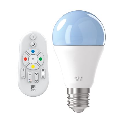 LED RGB Stmievateľná žiarovka CONNECT E27/9W + diaľkové ovládanie - Eglo