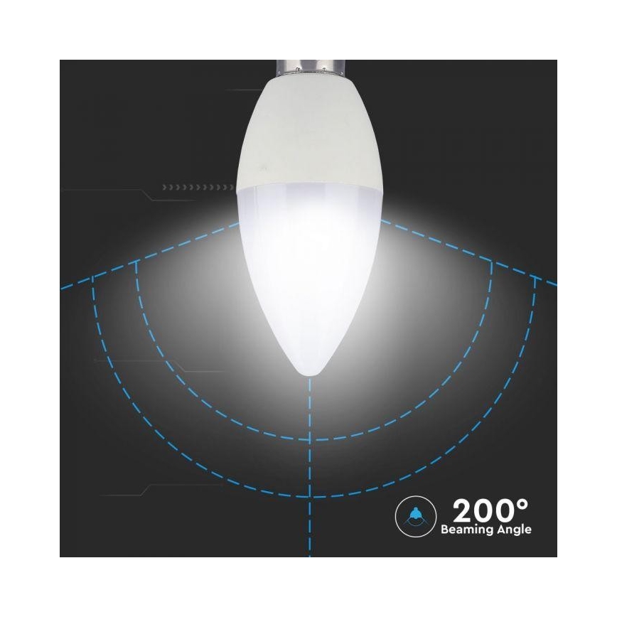 LED RGB stmievateľná žiarovka E14/3,5W/230V 6400K + diaľkové ovládanie