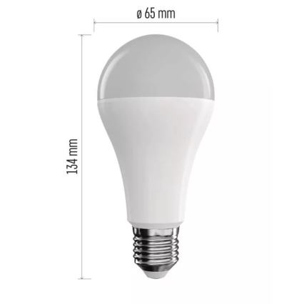 LED RGB Stmievateľná žiarovka GoSmart A65 E27/14W/230V 2700-6500K Tuya