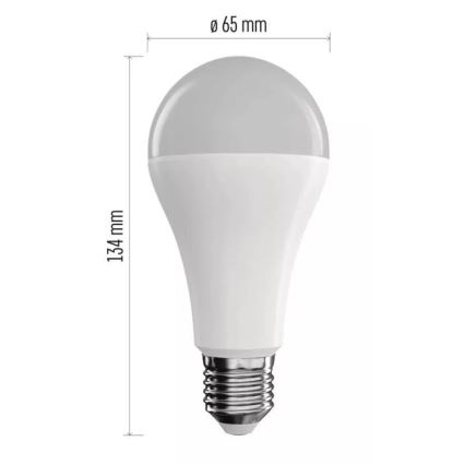 LED RGB Stmievateľná žiarovka GoSmart A65 E27/14W/230V 2700-6500K Wi-Fi Tuya