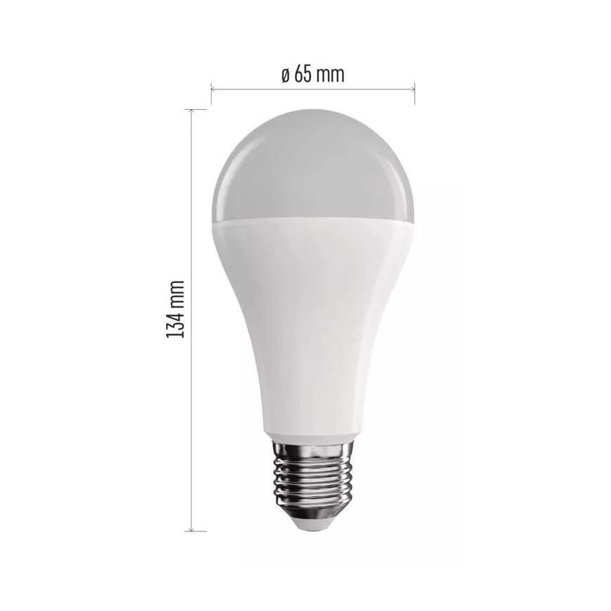 LED RGB Stmievateľná žiarovka GoSmart A65 E27/14W/230V 2700-6500K Wi-Fi Tuya