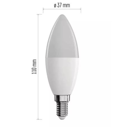 LED RGB Stmievateľná žiarovka GoSmart E14/4,8W/230V 2700-6500K Tuya