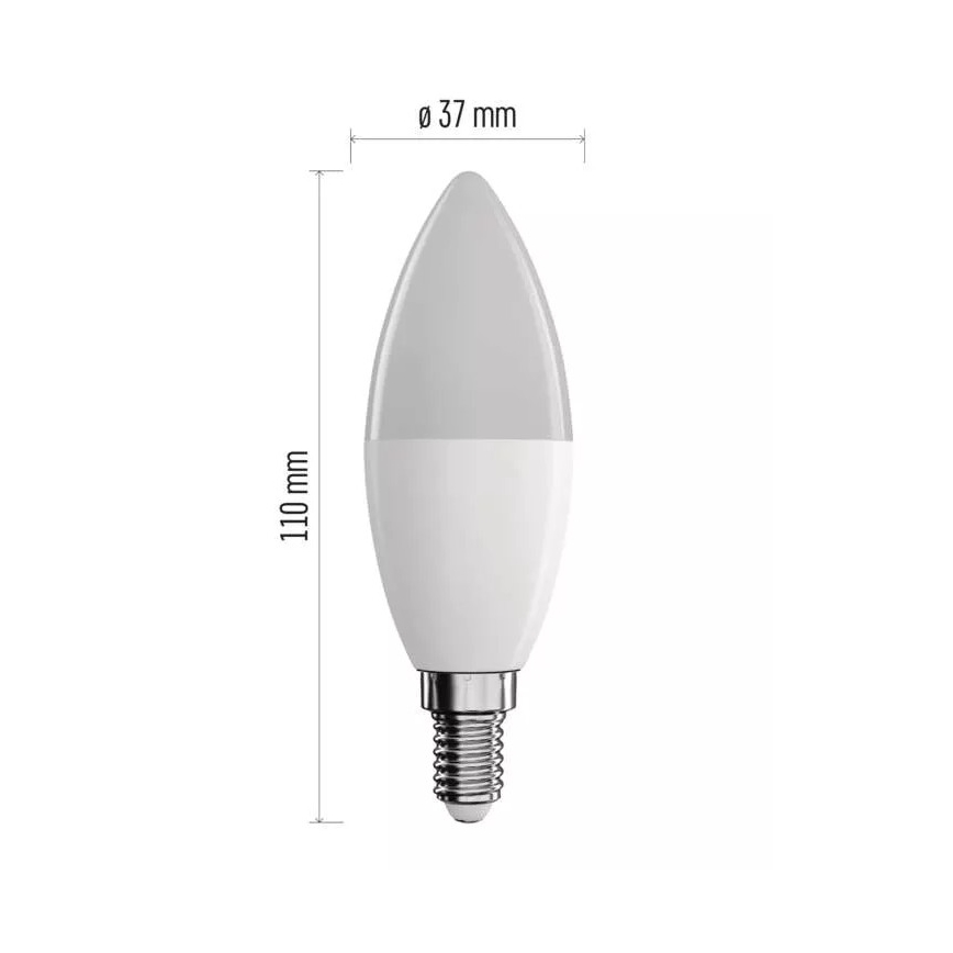 LED RGB Stmievateľná žiarovka GoSmart E14/4,8W/230V 2700-6500K Tuya