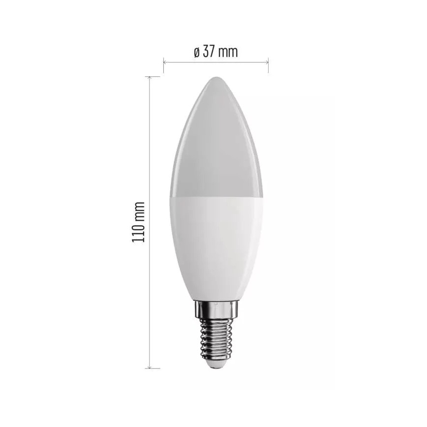 LED RGB Stmievateľná žiarovka GoSmart E14/4,8W/230V 2700-6500K Wi-Fi Tuya