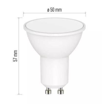 LED RGB Stmievateľná žiarovka GoSmart MR16 GU10/4,8W/230V 2700-6500K Tuya