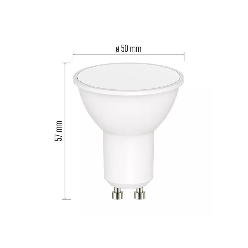 LED RGB Stmievateľná žiarovka GoSmart MR16 GU10/4,8W/230V 2700-6500K Tuya