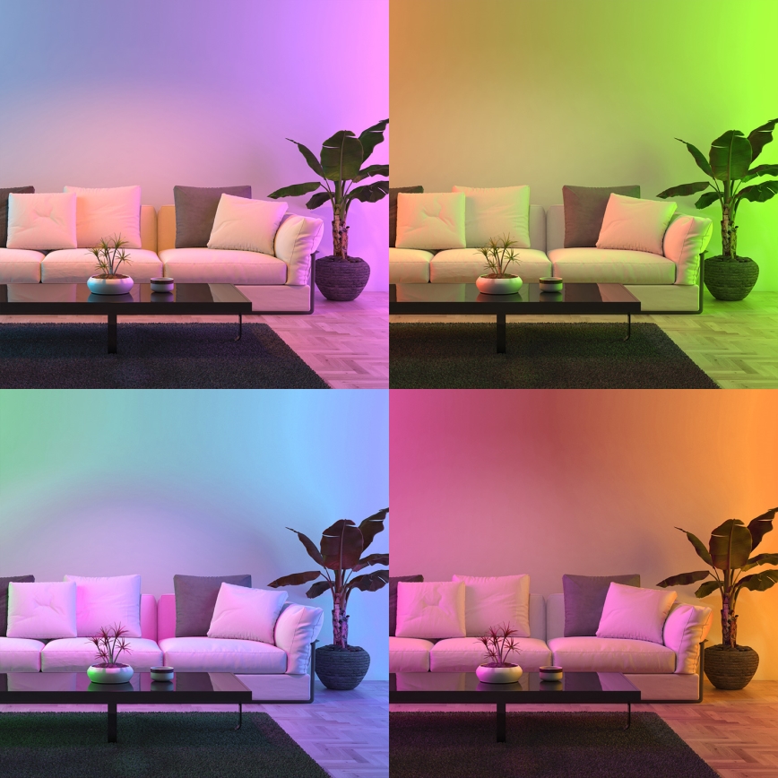 LED RGB Stmievateľná žiarovka GU10/5W/230V 2700-6500K Wi-Fi Tuya
