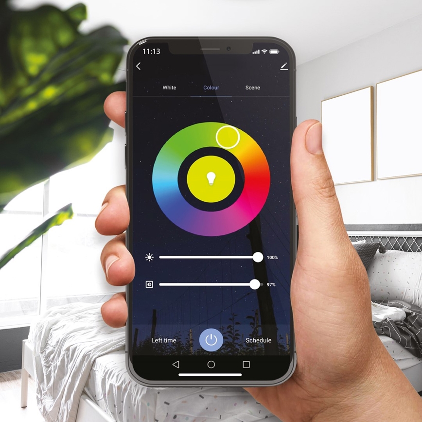 LED RGB Stmievateľná žiarovka GU10/5W/230V 2700-6500K Wi-Fi Tuya