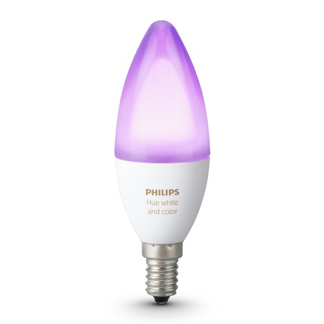 LED RGB Stmievateľná žiarovka Philips Hue White And Color Ambiance E14/6W/230V 2200-6500K