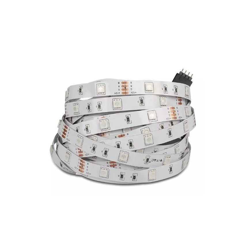 LED RGB Stmievateľný pásik 2x5m LED/4,8W/230V + DO