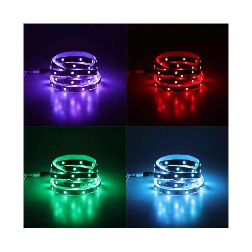 LED RGB Stmievateľný pásik 2x5m LED/4,8W/230V + DO