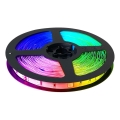 LED RGB Stmievateľný pásik LED/12,5W/230V 5 m + diaľkové ovládanie