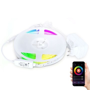 LED RGB Stmievateľný pásik LED/24W/230V 5m 3000-6000K Wi-Fi Tuya