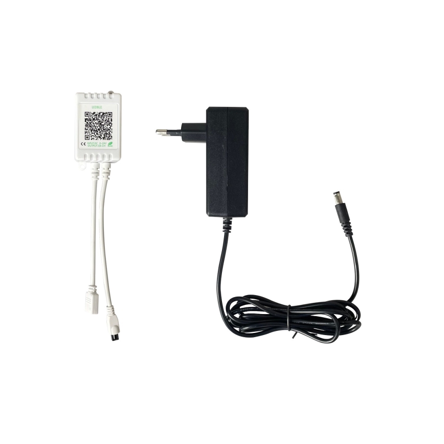 LED RGB Stmievateľný pásik LED/26W/230V 20 m + diaľkové ovládanie