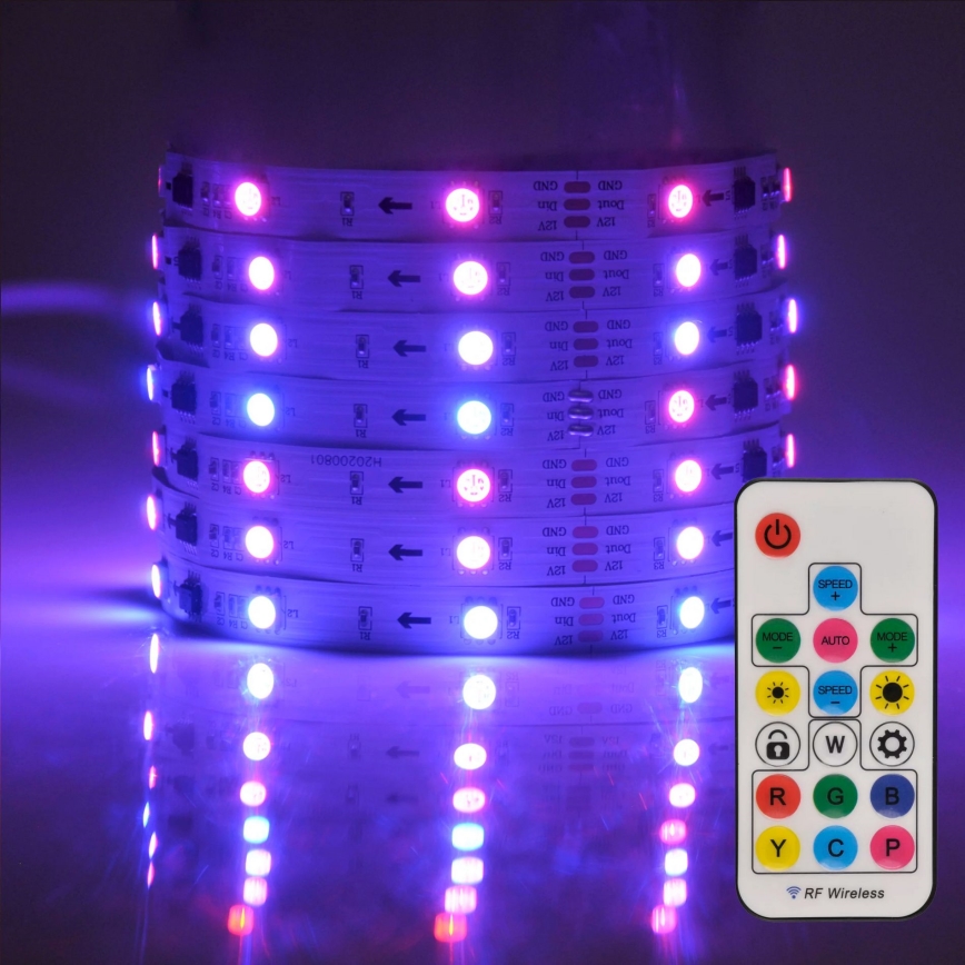 LED RGB Stmievateľný pásik MAGIC 2 m LED/12W/230V + DO