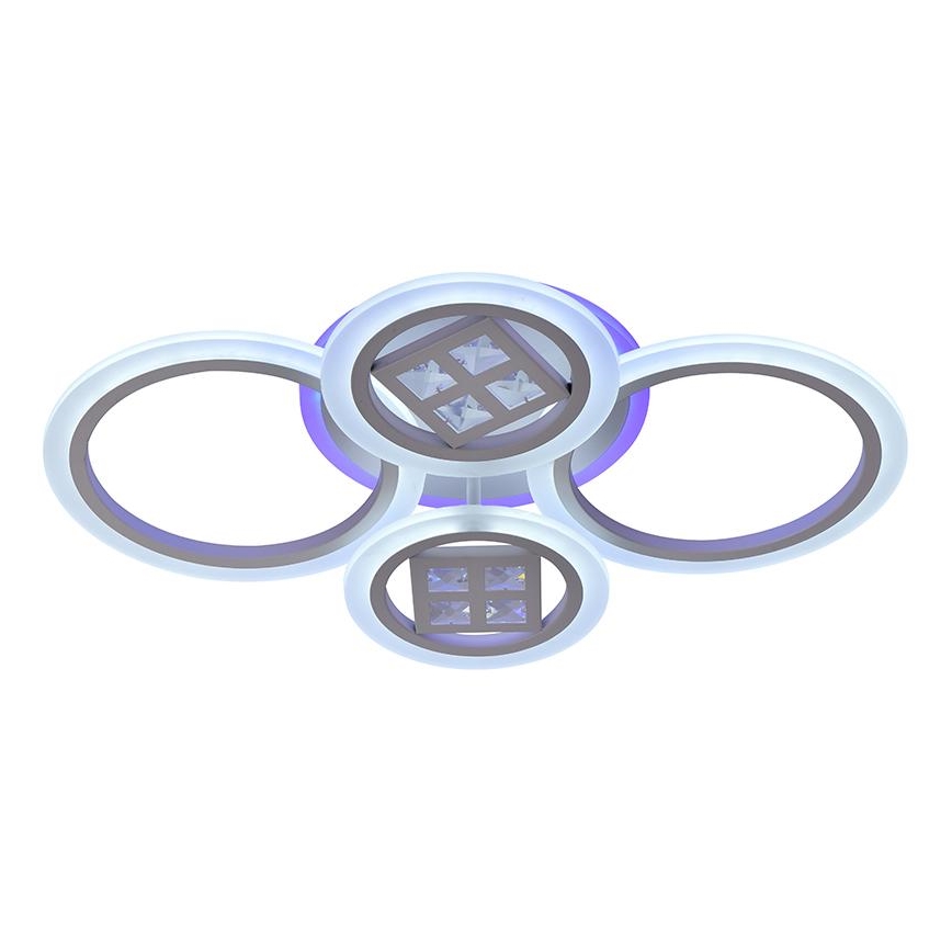 LED RGB Stmievateľný prisadený luster LED/50W/230V 3000-6500K + diaľkové ovládanie