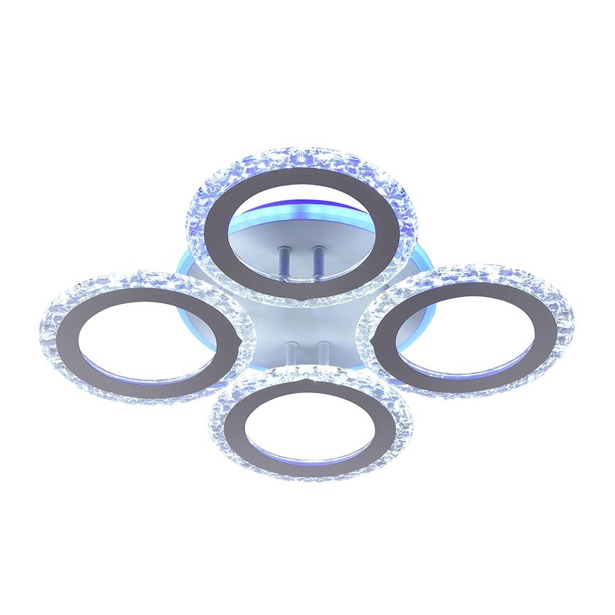 LED RGB Stmievateľný prisadený luster LED/55W/230V 3000-6500K + diaľkové ovládanie
