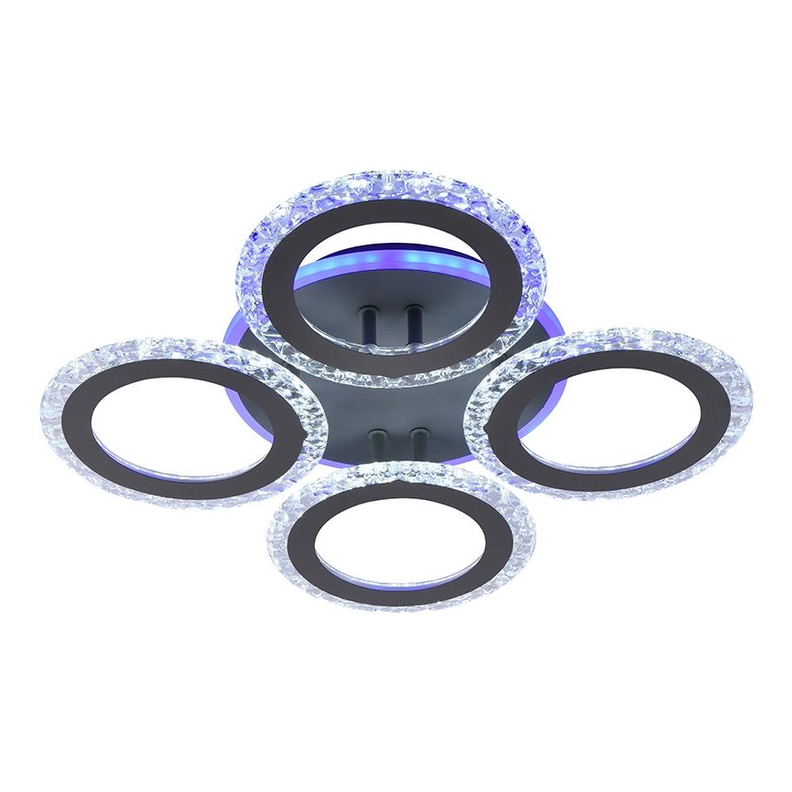 LED RGB Stmievateľný prisadený luster LED/55W/230V 3000-6500K + diaľkové ovládanie