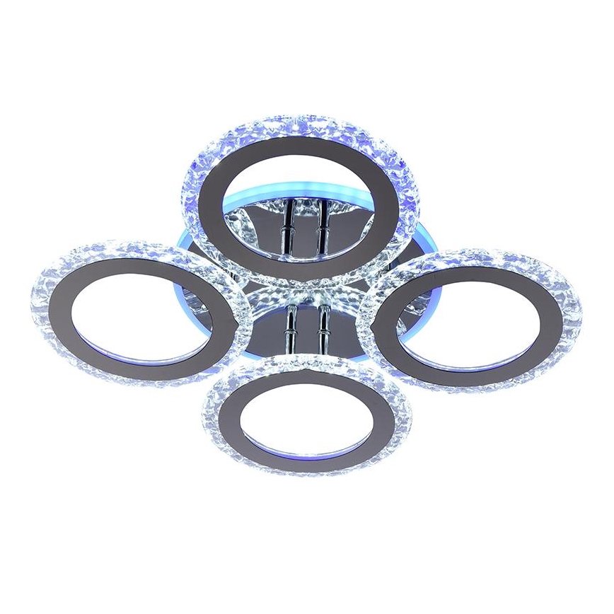 LED RGB Stmievateľný prisadený luster LED/55W/230V 3000-6500K + diaľkové ovládanie