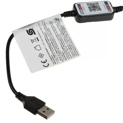 LED RGB stmievateľný svetelný reťaz 100× LED, 29 funkcií, dĺžka 10,4 m