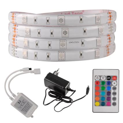 LED RGB Stmievateľný vonkajší pásik 5m LED/14W/12V IP65 + DO