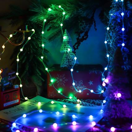 LED RGB stmievateľný záves WIZARD 400xLED/USB 2x2m + diaľkové ovládanie