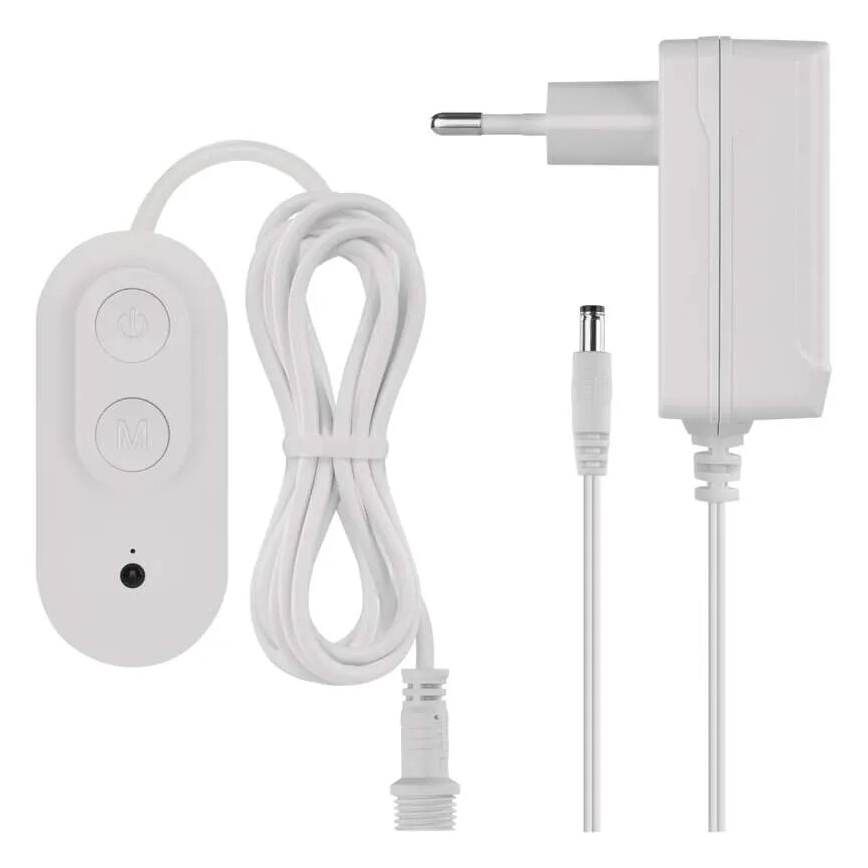LED RGBIC+CCT dekoračná reťaz s bodovým osvetlením GoSmart 12xLED/7W/230V 255 cm Wi-Fi Tuya